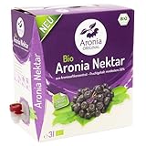 Aronia ORIGINAL Bio Aronia Nektar | 3 Liter Bio Nektar aus Aroniasaft, Birnensaft und Traubensaft | Vegan, ohne Konservierungsstoffe, ohne Zuckerzusatz (lt. Gesetz)