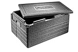thermohauser EPP-Thermobox GN 1/1 Gastrostar inklusive Deckel - 50 Liter Volumen - 60 x 40 x 33 cm - 5-farbiges Einsteckkartenset