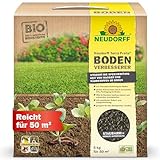Neudorff Terra Preta BodenVerbesserer – Bio-Dünger mit Bio-Pflanzkohle zur nachhaltigen Bodenverbesserung aller Böden und Kulturen, 5 kg für 50 m²