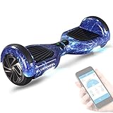 6,5' Premium Hoverboard Bluewheel HX310s - Deutsches Qualitätsunternehmen - Kinder Sicherheitsmodus & App - Bluetooth Lautsprecher - Starker Dual Motor - LED - Elektro Skateboard Self Balance Scooter