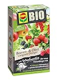 COMPO BIO Beeren Langzeit-Dünger für alle Beerenpflanzen, Kernobst und Steinobst, 5 Monate Langzeitwirkung, 2 kg