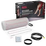 AEG elektrische Fußbodenheizung, Komplettset 4 m², 160 W/m², Basis Thermo Boden TBS TB 160/4 Set Plus, 205804