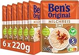 BEN’S ORIGINAL Ben's Original Express Milchreis Zimt, 6 Packungen (6 x 220 g)