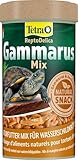 Tetra ReptoDelica Gammarus Mix Schildkröten-Futter - Naturfutter aus Bachflohkrebsen & Anchovies, 250 ml Dose