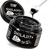 Original Shilajit mit 80 prozent Fulvinsäure – 25g Premium Mumijo Hochdosiert, Handgeerntet von verschneiten Hängen des Himalaya auf 6.000m Höhe – Inkl. 500mg Dosierlöffel