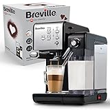 Breville Prima Latte II Espresso | Latte- und Cappuccino-Maschine | 15-bar-Profipumpe und Milchaufschäumer | Silber [VCF108X]