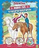 Bibi & Tina - Malen mit Transparentpapier: Mit 24 Motiven zum Abpausen und Nachzeichnen. Für Kinder ab 5 Jahren