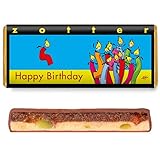 Zotter Handgeschöpfte Schokolade 'Happy Birthday' Erdbeer Pistazie 70 g