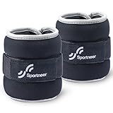 Sportneer Gewichtsmanschetten, Gewichte für Beine und Arme Gewichtsmanschetten fuß Set für Frauen 2 * 0,5Kg / 2 * 1Kg Gewicht Hand Ankle Weights Set perfekt zum Tanzen, Laufen, Walking, Fitness