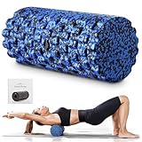 EVEREST FITNESS Faszienrolle Foam Roller 3D-Textur - 33cm Faszienrolle Wirbelsäule - Yoga Rolle Massagerolle - Fazienrolle Rücken Wirbelsäule - Faszien Rückenrolle