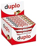 duplo - 40 Einzelriegel, einzeln verpackte Schokoriegel, knusprige Waffeln umhüllt von einer köstlichen, zartschmelzenden Vollmilchschokolade, ohne Farb- und Konservierungsstoffe