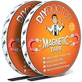 DIY Doctor A+B Magnetband Selbstklebend Stark - Magnetband Fliegengitter - Selbstklebendes Magnetband - Magnetstreifen Selbstklebend Stark - 5 Meter lang - A- und B-Polarität