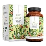 NATURTREU® Blutzucker Komplex* mit Chrom, Ceylon-Zimt, Myo-Inositol, Olivenblatt und Zink - zur Unterstützung des Zuckerspiegels * perfekte Alternative zu Berberin - 90 Kapseln hochdosiert vegan