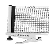 JOOLA 31013 Tischtennisnetz Snapper-Indoor Garnitur Freizeitsport Höhenverstellbar mit Feststellschraube - Klemmtechnik, silber/schwarz, one size