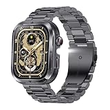 Smartwatch Herren Blutdruckmessung Telefonfunktion Gesundheitsuhr Sportuhr Militär Uhr Outdoor Fitnessuhr Pulsuhr Schrittzähler Laufuhr Aktivitätstracker Military Watch Pulsmesser Schlaftracker