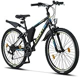 Licorne Bike Guide Premium Mountainbike in 26 Zoll - Fahrrad für Mädchen, Jungen, Herren und Damen - 21 Gang-Schaltung