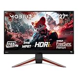 BenQ MOBIUZ EX2710Q Gaming Monitor 27' QHD IPS, 165Hz, 1ms, HDRi, HDR400, 95% P3, Light Tuner, FreeSync Premium, Kompatibel mit 120Hz für Xbox Series X, Eye-Care, Lautsprecher 2,5W