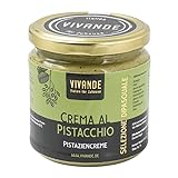Sizilianische Pistaziencreme 400g by vivande.de I Süße Pistazien creme Made in Italy, für Brot und zum Füllen von Kuchen, der perfekte ProteinSnack