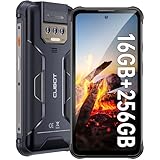 CUBOT Kingkong Power(2023) Smartphone Android 13, 16GB(8+8)/256GB, 10600mAh(33W), 6.5' FHD+ Outdoor Handy Ohne Vertrag mit Glare Taschenlampe, 48MP+20MP Nachtsicht, IP68/Dual 4G SIM/NFC/GPS