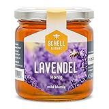 SCHELL & SÖHNE Französischer Lavendelhonig 500g - Imkerei - flüssiger Honig aus der Provence