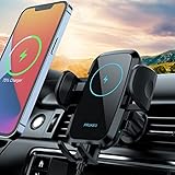 Handyhalterung Auto mit Ladefunktion 15W Qi Ladestation Auto Wireless Charger KFZ Halterung für iPhone Galaxy OnePlus Xiaomi USW