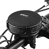 Adiport Bluetooth Fahrradlautsprecher, BT 5.0 Lautsprecher Fahrrad, Verbesserter Bass und lauter Sound, 10 Stunden Spielzeit, IPX7 Wasserdicht und Stoßfest für Outdoor Fahrten