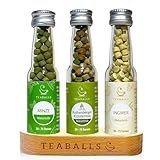 Teaballs Set Kräuter mit Minze, Ingwer, Rothenberger Kräutertee 3er Pack für 225 Tassen