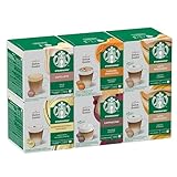 STARBUCKS Probierset, White Cup Variety Pack by Nescafé Dolce Gusto Kaffeekapseln 6 x 12 (72 Kapseln) - Exklusiv bei Amazon