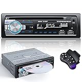 CENXINY Autoradio mit CD Bluetooth, RDS Autoradio mit Bluetooth Freisprecheinrichtung 1 DIN Autoradio MP3 Player/FM Radio, 2 USB Anschlüsse für Musikspielen und Aufladen(Mit CD Player)