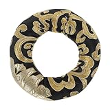minkissy Buddhistische Klangschalenmatte Handbesticktes Kissen aus Weichem Baumwollmaterial Schützendes Sound Bowl Pad für Tibetische Meditations und Yoga Klangschalen