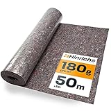 Hinrichs Malervlies 50m x 1m - 180g Maler Abdeckvlies 50m ² - Vlies mit Anti-Rutsch Beschichtung - Oberflächenschutz für Maler und Heimwerker - Malerfilz Fliesrolle
