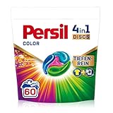 Persil Color 4in1 DISCS (60 Waschladungen), Waschmittel mit Tiefenrein Technologie, Colorwaschmittel für reine Wäsche und hygienische Frische für die Maschine