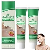 Lymph-Detox-Kräutercreme, Cremes gegen Schwellungen für die Beine, natürliche Anti-Cellulite-Lotion für Hals und Achseln, für straffere Haut (2 STÜCK)