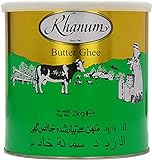 Khanum Butter Ghee 2kg - Cremig - Natürlich - Verleiht dem Essen Aroma - Gesund und Nährstoffreich - Lange Lebensdauer