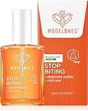 Modelones Nagellack Gegen Nägelkauen- 15ml, Durchsichtiger und Bitter Schmeckender Nagellack, Nagel Kau-Stop Anti Nägelkauen, Fingernägel Kauen Stoppen für Kinder ab 3 & Erwachsene