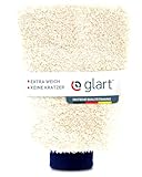 Glart Mikrofaser Waschhandschuh Auto - Premium Auto Waschhandschuh für professionelle Autopflege - 100% kratzfrei & schonend - Hochwertiger Mikrofaser Handschuh Auto - Extrem saugstark & ultra weich