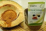 SVATV braunes Palmzucker-Pulver, natürliches Süßstoffpulver, glutenfrei, Süßungsmittel, raffinierte Zuckeralternation, Ersatz für Backen, ohne Konservierungsstoffe, ohne künstliche Aromen, 227 g