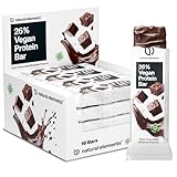 Vegan Proteinriegel Brownie Flavour – Low Sugar Eiweißriegel – 10g Protein und 152kcal pro Riegel – 16x40g, ohne Palmöl – in Deutschland laborgeprüft