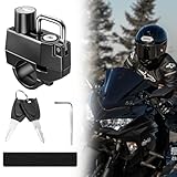 KARELLS Motorrad Helmschloss, Universal Motorrad Helmschloss mit Schlüssel, Schwarz, Schloss für Motorradhelme, Lenker und Rücksitz, Aluminium, Keypad, Schlüssel entsperren, 82848031