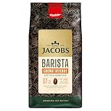 Jacobs Barista Crema Intense Kaffeebohnen 1kg – Intensiv, Dunkle Schokolade & Pekannüssen, Arabica & Robusta Bohnen, Intensität 7/10, ideal für Café Crema