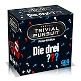 Winning Moves Trivial Pursuit - Die drei ??? Wissensspiel Quiz Ratespiel Gesellschaftsspiel deutsch - 600 Fragen - 6 Kategorien - Ab 14 Jahren
