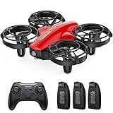Tomzon mini Drohne für Kinder Anfänger RC Quadrocopter mit 24min Lange Flugzeit, Kampfdrohne mit 360° Propellerschutz, Flugzeug ferngesteuert Spielzeug Drohne Werfen Go/3D Flip/Kreisflug, Nano Drone