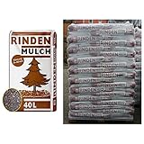 1 Palette Rindenmulch mit 57 Sack je 40 Liter = 2280 Liter