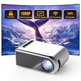 Mini Projector with WiFi, Kolexa Small Portable Projector for iPhone Outdoor Projector Compatible with Phone/Tablet/Laptop/TV Stick/Game Console