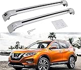 DdaiXQ 2 Stück Auto Dachträger für Nissan X Trail Rogue 2014-2019, Dachreling Rack Gepäck Querträger Relingträger Gepäckablage Dachgepäckträger