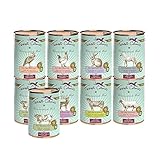 Terra Canis Kennenlernpaket L, Getreidefrei Hundefutter nass 9 x 400 g – Premium-Nassfutter für ausgewachsene Hunde Aller Rassen, mit Rohstoffen 100% Lebensmittelqualität