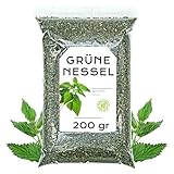 Brennnesselblätter Tee 200 g - Geschnittene grüne Brennnesselblätter - Grüner Brennnesseltee - Reich an Mineralien und Nährstoffen - Kräutertee (200 gr)