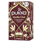 Pukka Tee, Bio-Gewürzteemischung 'Vanilla Chai', 1er Pack, 20 Teebeutel
