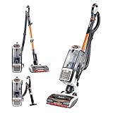 Shark Staubsauger 0,83L mit Anti-Hair-Wrap-Technologie, DuoClean-Staubsauger mit Powered Lift-Away und Tier-, Polster- & Fugendüsen, 8m Netzkabel, Blau/Orange NZ801EUT