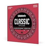 D'Addario Gitarrensaiten Konzertgitarre | Nylon Gitarren Saiten | Nylonsaiten | DER BELIEBTESTEN SAITENMARKE WELTWEIT | EJ27N | Nylon | Normal Tension